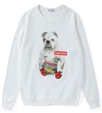カジュアルなシュプリームパーカーコピーSUPREME スウェットトレーナープリントプルオーバーブラック