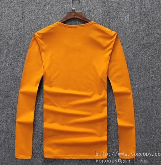 肌触り心地いいアルマーニメンズ服長袖TシャツARMANIカットソー インナートップス2色可選