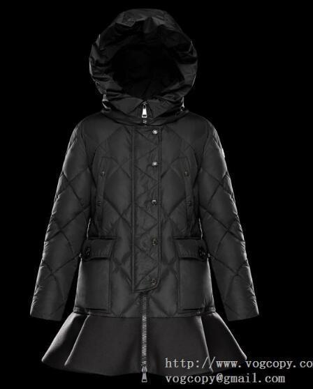 可愛いモンクレールレディースダウンジャケットヴァロゲッテMONCLER VAULOGETTE ダウンアウター裾