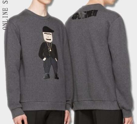 ふんわり柔らかくドルガバ コピー 服 Dolce&Gabbana 裏起毛 長袖トレーナーパーカークルーネックスウェット