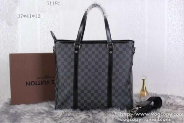 上品なルイ ヴィトンバッグメンズハンドバッグ LOUIS VUITTON ビジネスバッグショルダー掛けダミエ柄