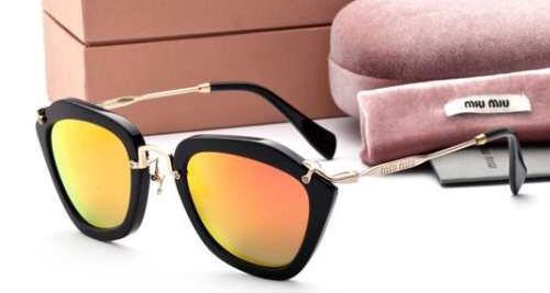 オシャレなミュウミュウサングラスMIU MIU メガネレディース フォックス 日常コーデ眼鏡