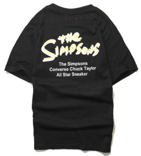 トレンド シュプリームコピーＴシャツ SUPREME シンプソンプリント半袖クールネックブラック
