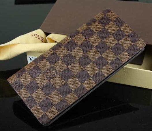 ルイヴィトン財布ダミエ Louis Vuitton 二つ折り長財布 ダミエ・グラフィット レザー ウォレット 