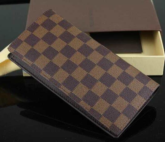 ルイヴィトン財布ダミエ Louis Vuitton 二つ折り長財布 ダミエ・グラフィット レザー ウォレット 