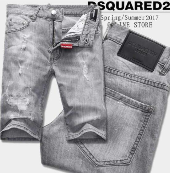 HOT品質保証  ディスクエアードデニムパンツ DSQUARED2 メンズ ダメージジーンズショートパンツ