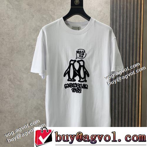 2色可選 コスパ最高のプライス 半袖Tシャツ 吸汗性に優れ 着回し度抜群 2022春夏 モンクレールスーパーコピー