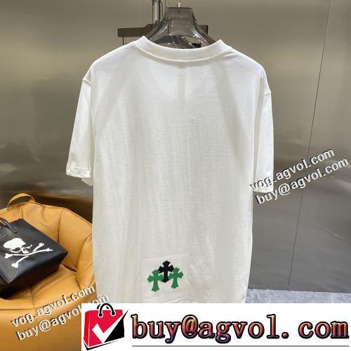 デザイン性の高い 高品質 今からの季節にピッタリ！ 半袖Tシャツ クロムハーツスーパーコピー 激安 4色可選 2022春夏