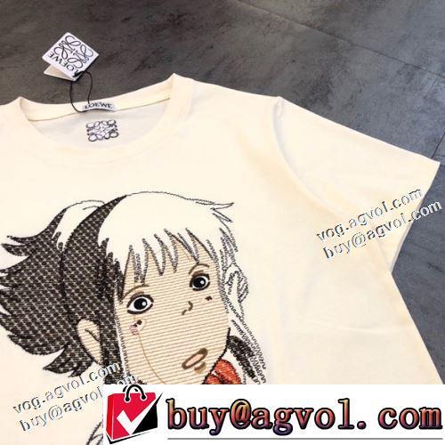 半袖Tシャツ ロエベスーパーコピー ファション性の高い シンプル☆シック カジュアル 2022春夏 ロエベコピー ブランド