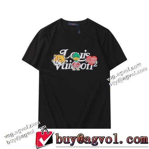 2022春夏 2色可選 ルイ ヴィトンブランド コピー スタイリッシュな印象 半袖Tシャツ 自然な肌触り 柔らかい手触り