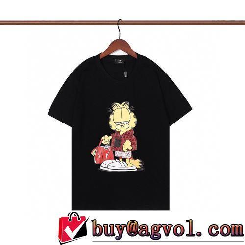 2022春夏 特別人気感謝SALE 半袖Tシャツ デザイン性の高い 2色可選 スタイリッシュな印象 フェンディブランド コピー