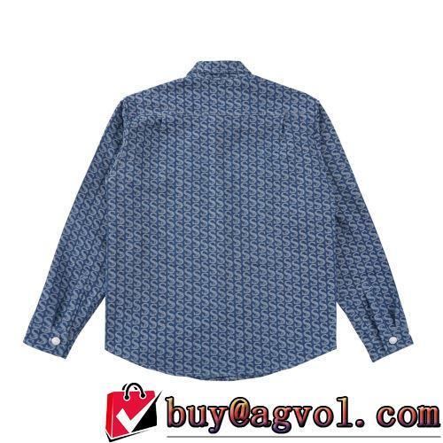 スタイリッシュな印象 ジャケット シュプリームコピー コーデに合わせやすい Supreme FW21 Week 7Monogram Denim Shirt 2022新作 機能性・耐久性抜群 デザイン性の高い 2色可選