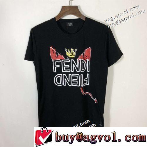 2色可選 デザイン性の高い 高品質 大人気再登場 フェンディスーパーコピー 半袖Tシャツ 柔らかい手触り 2022新作