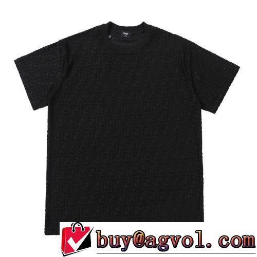 半袖Tシャツ ファション性の高い 2022春夏 3色可選 通気性に優れた シンプル フェンディブランド 偽物 通販 男女兼用