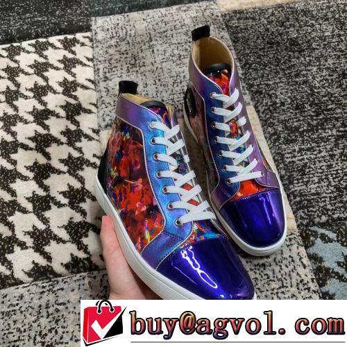 ファッション 人気 オリジナル レースアップシューズ CHRISTIAN LOUBOUTINスーパーコピー 激安 ハイトップシューズ 履き心地抜群 2022新作 着用 男女兼用