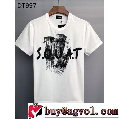 半袖Tシャツ コスパ最高のプライス 2色可選 ディースクエアードブランドスーパーコピー デザイン性の高い カッコいい印象を付ける 2022春夏