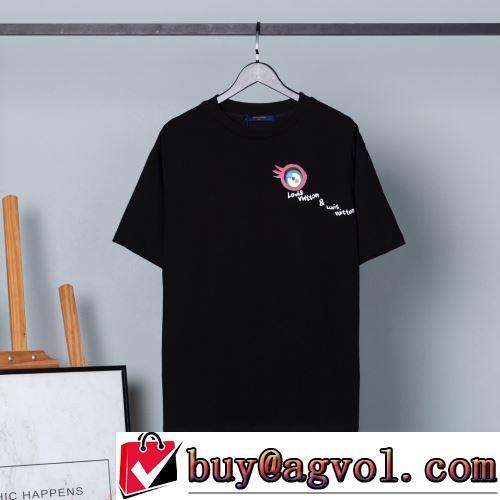 2022新作 半袖Tシャツ 個性的 2色可選 ルイ ヴィトンスーパーコピー 激安 細身のシルエット 頑丈な素材