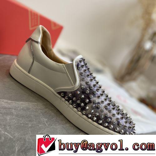 CHRISTIAN LOUBOUTINスーパーコピー 2022新作 先行販売 カジュアルシュッズ 紐なし ファッション 人気