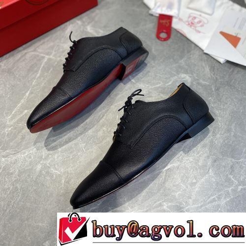 ビジネスシューズ ロングノーズ CHRISTIAN LOUBOUTINスーパーコピー 激安 2022新作 個性的 男性 紳士 結婚式 フォーマル ビジネス 通学