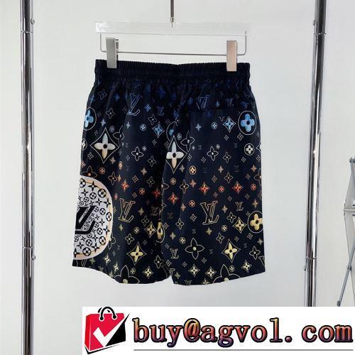 大花プリント ショートパンツ 人気販売中 2022春夏 2色可選 LOUIS VUITTONスーパーコピー 履き心地バツグン