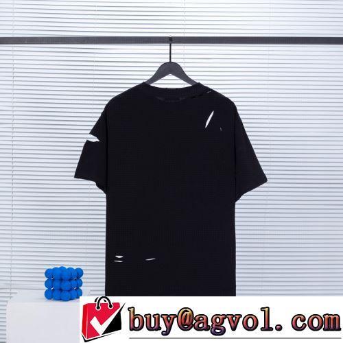 2色可選 偽物ブランド ファション性の高い 2022春夏 半袖Tシャツ シンプル 優しいフィット感