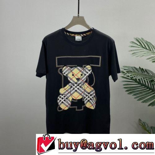 半袖Tシャツ 2色可選 BURBERRY偽物ブランド 2022春夏 スタイリッシュな印象 プリント ラックスした雰囲気