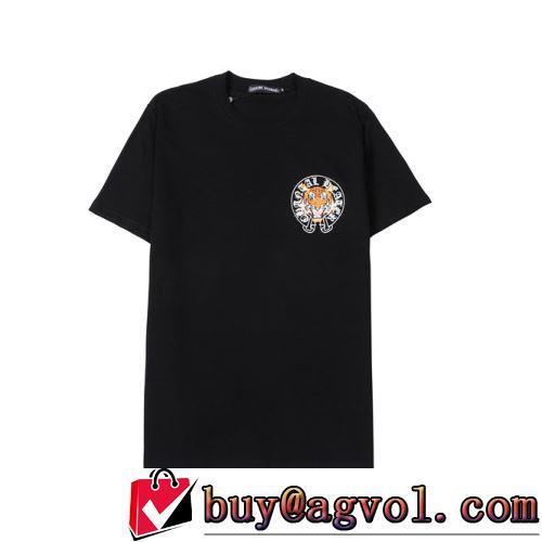 クロムハーツコピーブランド 頑丈な素材 2022春夏 お洒落に魅せる 半袖Tシャツ 2色可選 上品な輝きを放つ形