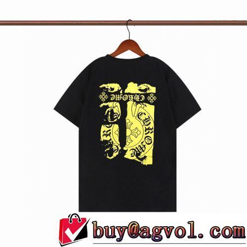 2色可選 クロムハーツコピーブランド シックスタイルに活躍 快適な着心地 半袖Tシャツ 2022春夏 吸汗性に優れ