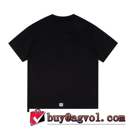 大絶賛の履き心地! 2022春夏 肌に馴染みやすい ジバンシィコピーブランド 半袖Tシャツ 吸汗速乾 2色可選