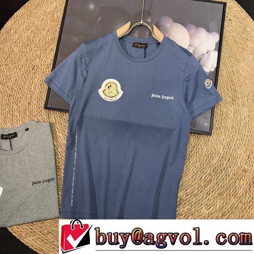 2022春夏 収縮性のある 半袖Tシャツ 吸汗性に優れ モンクレールスーパーコピー 選べる極上 3色可選 快適