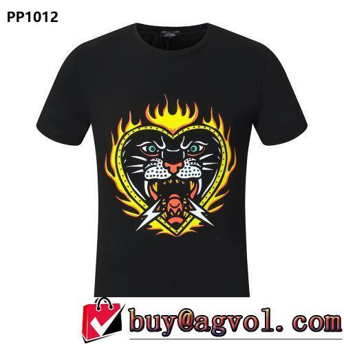 魅力ファッション 2022春夏 フィリッププレインコピーブランド しわになりにくい 半袖Tシャツ プリント 2色可選