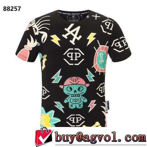 半袖Tシャツ 希少価値大！ フィリッププレインコピーブランド 2色可選 お洒落に魅せる 2022春夏 柔らかい手触り