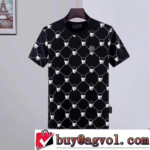 高級感ある 2色可選 半袖Tシャツ 気軽にカジュアルに使える フィリッププレインスーパーコピー 2022春夏
