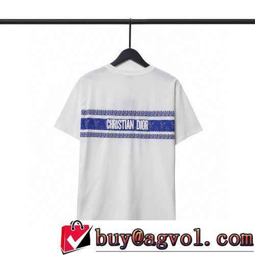 頑丈な素材 半袖Tシャツ 2022春夏 ディオールブランド 偽物 通販 2色可選 スタイリッシュな印象 人気 ランキング
