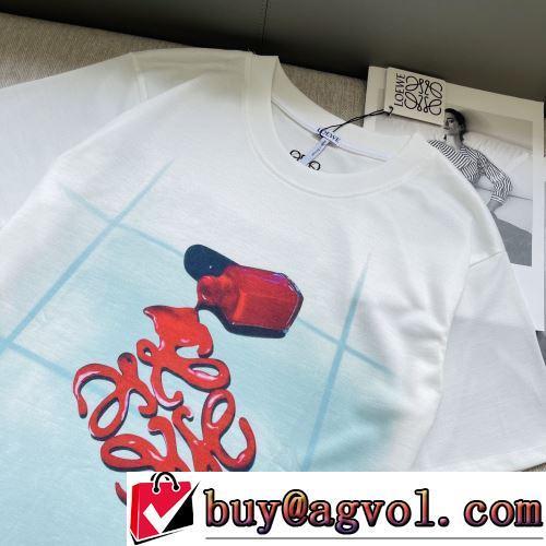 2022春夏 ロエベスーパーコピー 使い勝手抜群 上品に着こなせ 半袖Tシャツ 優しいフィット感