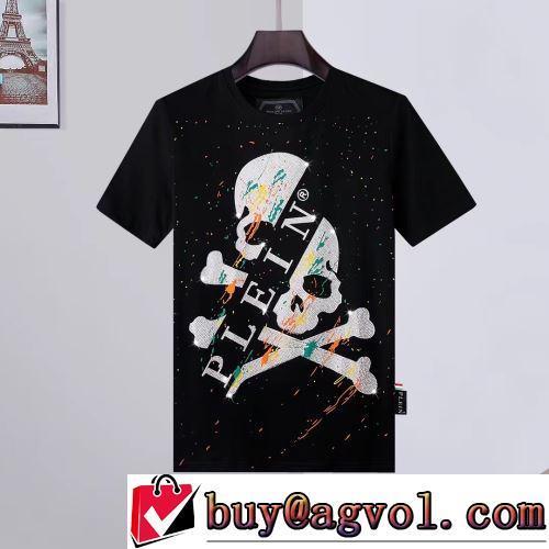 2022春夏 フィリッププレインコピーブランド 着心地満点 豊富なサイズ 半袖Tシャツ カジュアル 2色可選