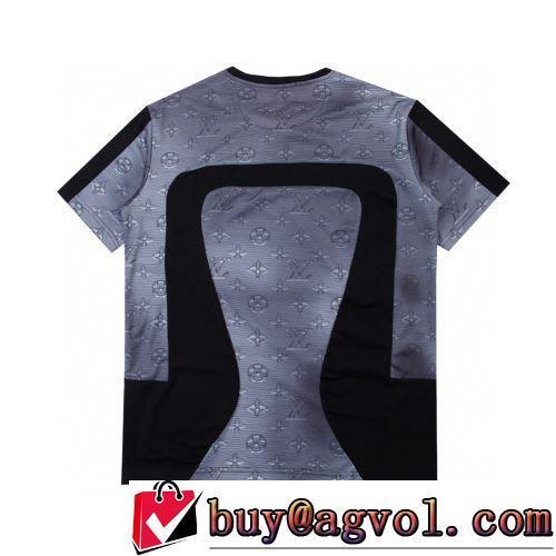 2022春夏 半袖Tシャツ 肌に馴染みやすい 2色可選 ルイ ヴィトンスーパーコピー 長く愛用できる 着回し度抜群