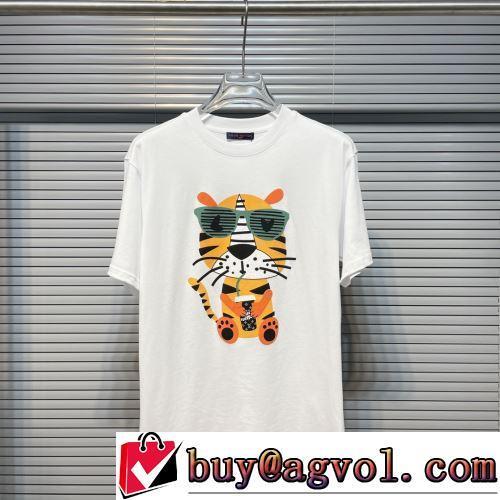 人気新品★超特価★ 2022春夏 自然な肌触り ルイ ヴィトンコピーブランド 半袖Tシャツ デザイン性の高い 3色可選