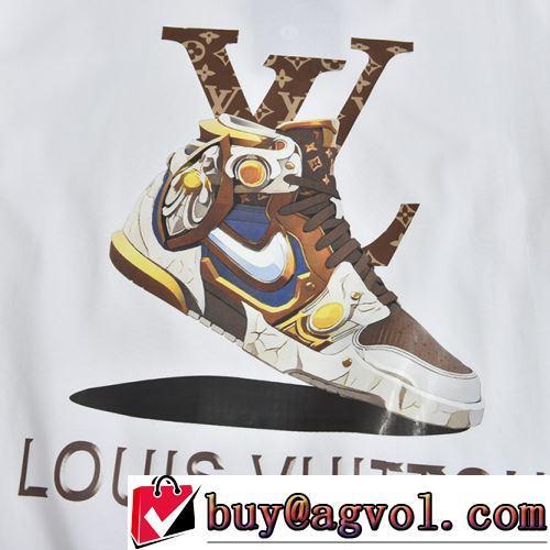 優しいフィット感 2022春夏 ルイ ヴィトンスーパーコピー 使い勝手抜群 半袖Tシャツ お洒落に魅せる