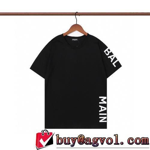 豊富なサイズ バルマンスーパーコピー 激安 半袖Tシャツ 2色可選 快適な着心地 2022春夏 カッコいい印象を付ける