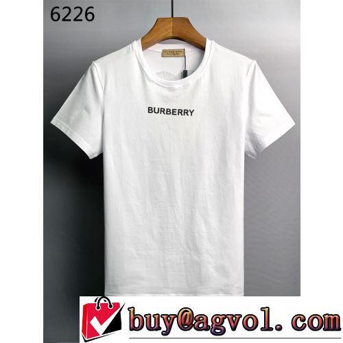 サイズ豊富 2022春夏 バーバリーブランド コピー 半袖Tシャツ 2色可選 スタイリッシュな印象 クールビズ 超目玉