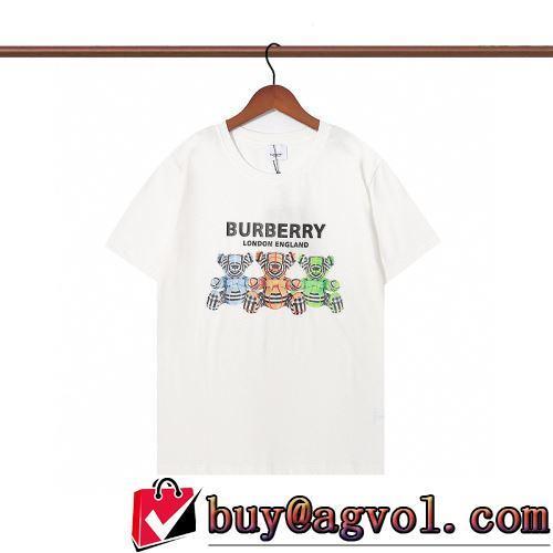ラックスした雰囲気 2022春夏 カラーラインナップ 2色可選 バーバリーブランド 偽物 通販 半袖Tシャツ