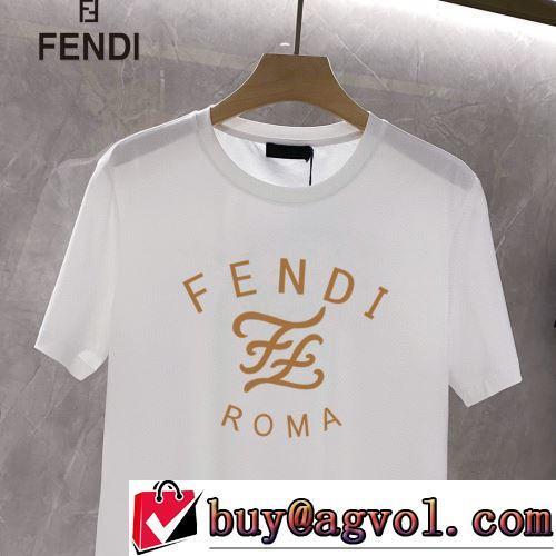 TOPセラー賞受賞！フェンディスーパーコピー 2022春夏 オリジナル 半袖Tシャツ 乾きやすい 2色可選