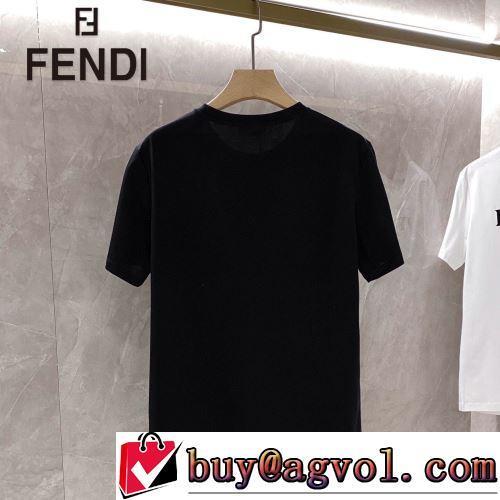 2022春夏 クールビズ 2色可選 Tシャツ 肌に馴染みやすい フェンディコピー 流通限定モデル スタイリッシュな印象