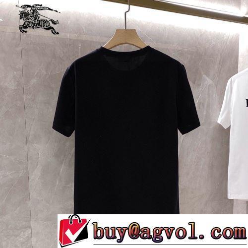 2022春夏 シンプル 注目のアイテム 半袖Tシャツ 2色可選 バーバリーコピーブランド しわになりにくい