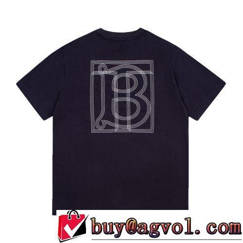半袖Tシャツ 3色可選 BURBERRYブランド コピー 一番人気の新作はこれ オリジナル 2022春夏 クールビズ 縦には伸びにくい