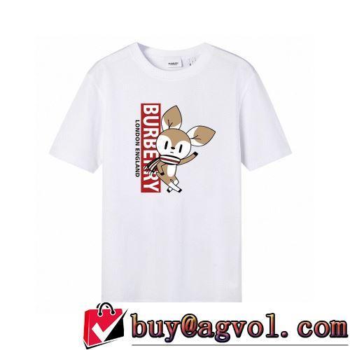 半袖Tシャツ 2色可選 人気 ランキング 2022春夏 BURBERRY偽物ブランド 着回し度抜群 自分らしいスタイリング 通気性に優れた