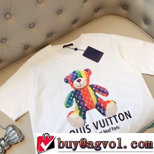 カッコいい印象を付ける LOUIS VUITTON偽物ブランド 2022春夏 半袖Tシャツ 2色可選 風合いが出る オリジナル