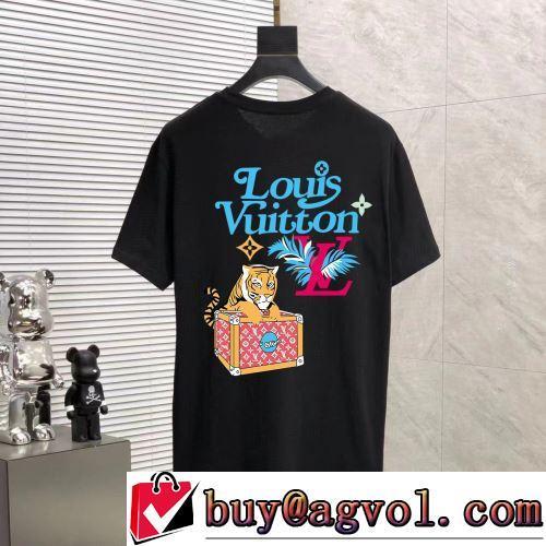 カジュアル 2022春夏 インナー カットソー 半袖Tシャツ 2色可選 長く愛用できる LOUIS VUITTONスーパーコピー 代引 超目玉