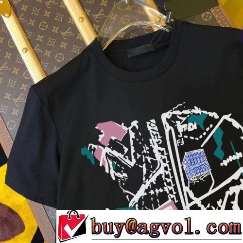 セール中 FENDIコピーブランド 半袖Tシャツ 肌に馴染みやすい 2色可選 カラーラインナップ 2022春夏 プリント